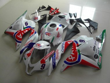 Abs 2009-2012 Red White Pata Honda CBR600RR Motorcycle Fairing Kit