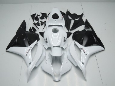 Abs 2009-2012 White Matte Black Honda CBR600RR Motorbike Fairing