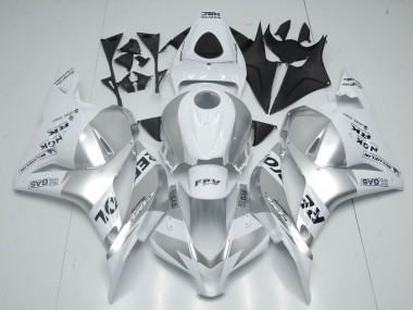 2009-2012 White Silver Repsol Honda CBR600RR Bike Fairing Kit