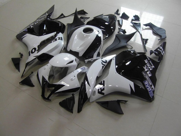 2009-2012 White Black Repsol Honda CBR600RR Motorcycle Bodywork