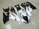 2009-2012 White Kawasaki ZX6R Motorcyle Fairings