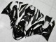 2009-2012 Black White Ninja Kawasaki ZX6R Replacement Fairings