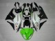 2009-2012 Green Black White 25 Kawasaki ZX6R Bike Fairings