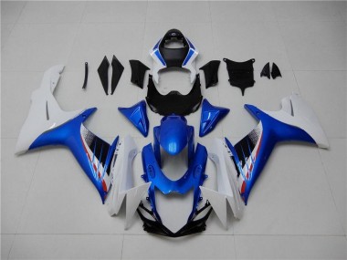 Abs 2011-2021 Blue White Suzuki GSXR 600/750 Motorbike Fairing Kits