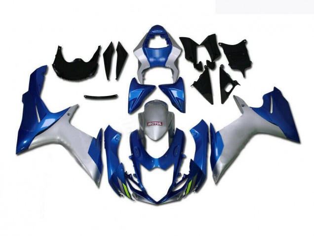 2011-2021 Blue Silver Suzuki GSXR 600/750 Motorcycle Fairings