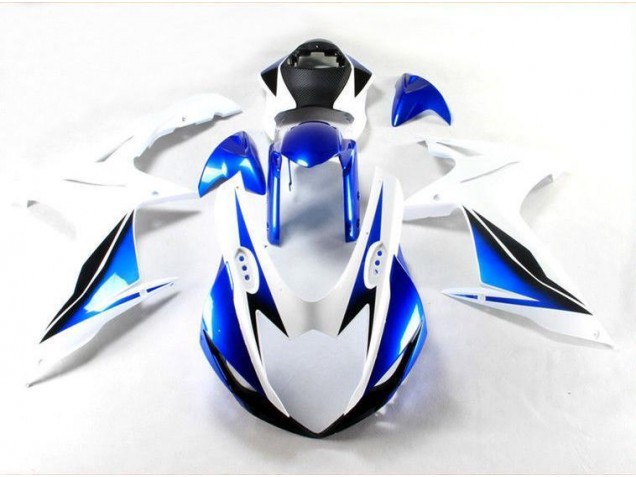 2011-2021 Blue White Suzuki GSXR 600/750 Motorbike Fairings