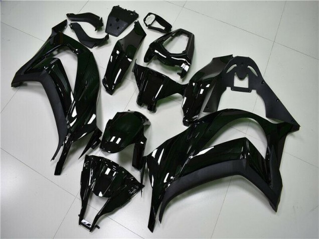 2011-2015 Glossy Black Kawasaki ZX10R Moto Fairings