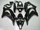 2011-2015 Glossy Black Kawasaki ZX10R Moto Fairings