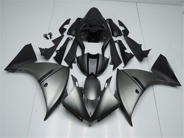 Abs 2012-2014 Matte Grey Black Yamaha YZF R1 Replacement Fairings