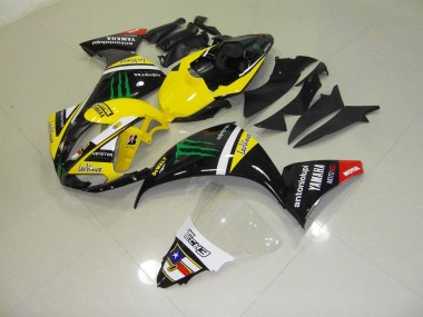 Abs 2012-2014 Yellow Monster Yamaha YZF R1 Motorcycle Fairings Kit