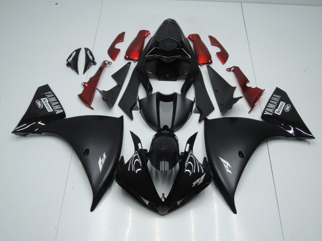 Abs 2012-2014 Matte Black Yamaha YZF R1 Motorbike Fairing