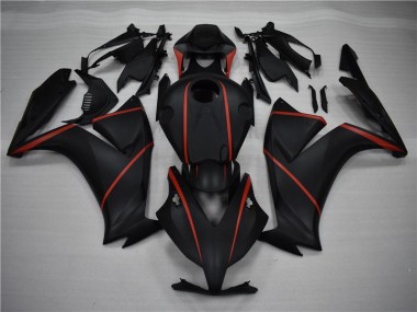 2012-2016 Matte Black Red Honda CBR1000RR Motorcycle Replacement Fairings