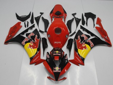 2012-2016 Black Red Bull Honda CBR1000RR Motorcycle Fairing