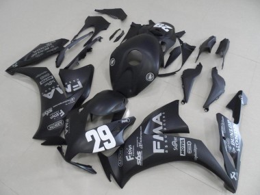 2012-2016 Matte Black Grey Decals 29 Honda CBR1000RR Replacement Motorcycle Fairings