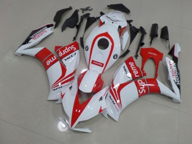 2012-2016 Red and White Supreme Honda CBR1000RR Motorbike Fairing