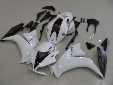 2012-2016 White and Matte Black OEM Style Honda CBR1000RR Motorbike Fairing