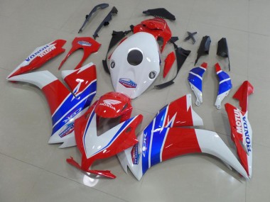 2012-2016 White Red TT Legend Honda CBR1000RR Motorcycle Bodywork