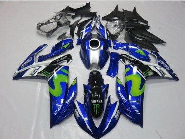 Abs 2015-2022 Movistar Yamaha YZF R3 Motorcycle Replacement Fairings