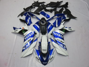 2015-2022 White Monster Yamaha YZF R3 Replacement Fairings