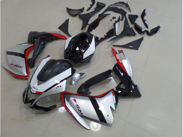 2011-2018 Black Silver Red Aprilia RS4 50 125 Bike Fairing Kit