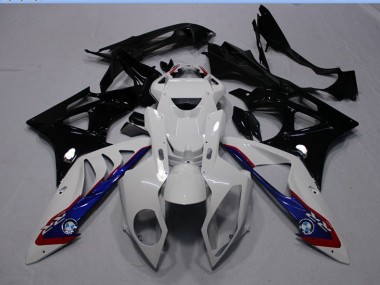 2009-2014 White Black Blue BMW S1000RR Motorcycle Fairing Kit