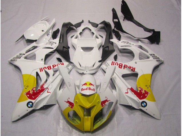 2009-2014 Yellow White RedBull BMW S1000RR Bike Fairing Kit