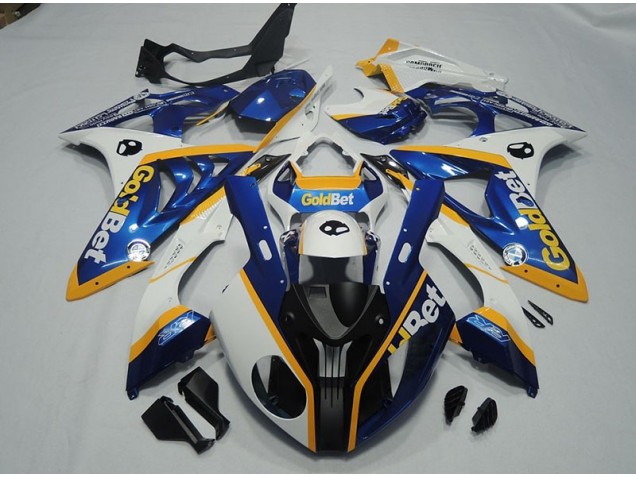 2009-2014 Black Blue White GoldBet BMW S1000RR Moto Fairings