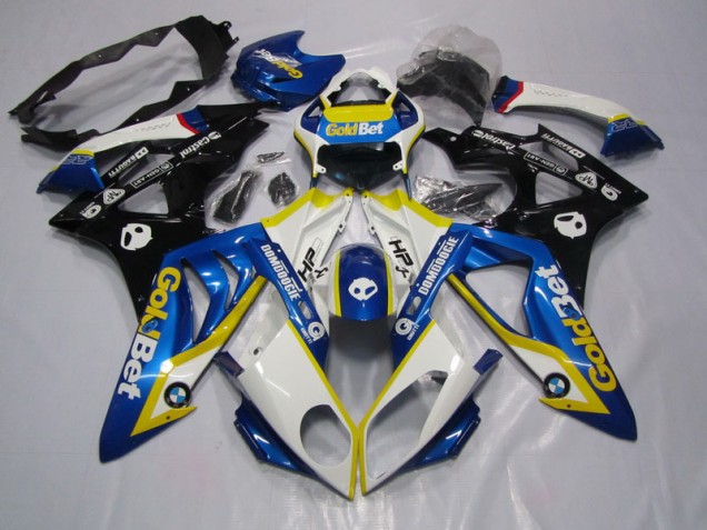 2009-2014 Blue White GoldBet BMW S1000RR Motorcycle Replacement Fairings