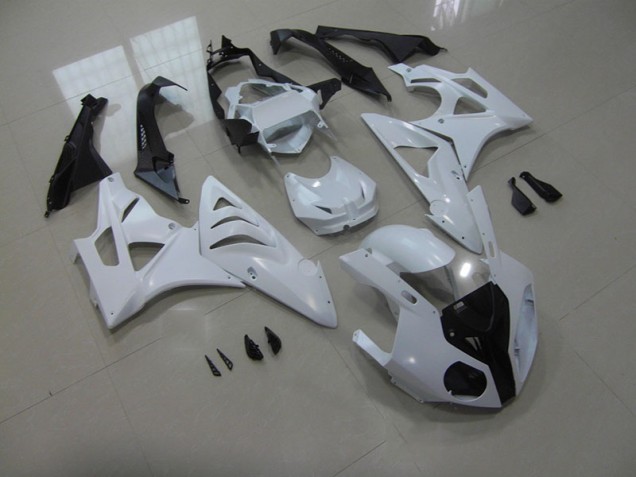 2009-2014 White BMW S1000RR Motorbike Fairings