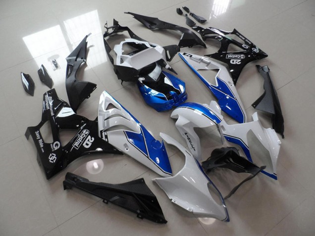 Abs 2009-2014 White Blue Black BMW S1000RR Motorcycle Fairing