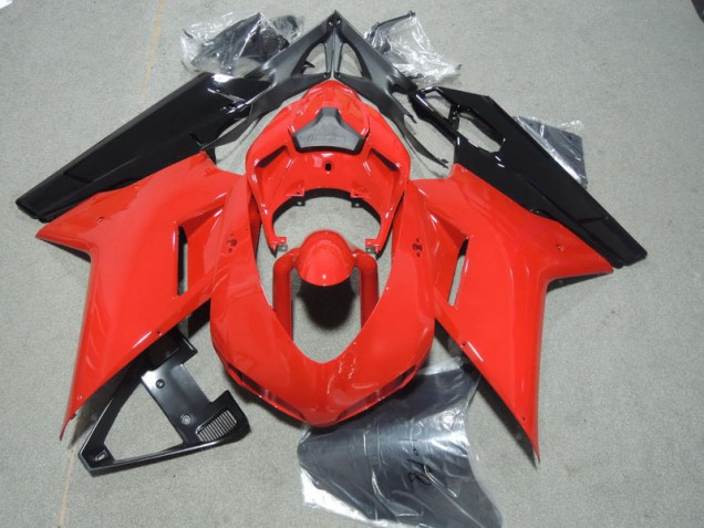 Abs 2007-2014 Red Black Ducati 1098 Motorcycle Fairing