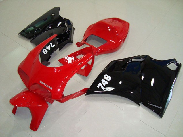 1993-2005 Red Black Ducati 748 916 996 996S Motorcycle Bodywork