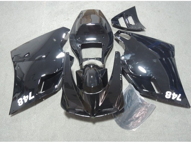 1993-2005 Black Ducati 748 Motorcycle Fairing Kit