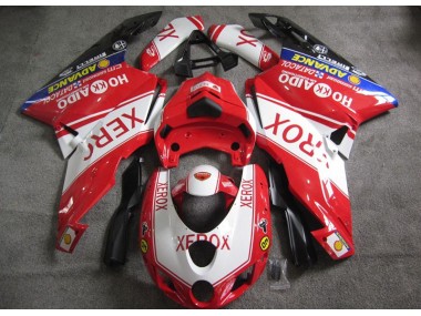 Abs 2005-2006 Red White Xerox Ducati 749 Motorcycle Fairings Kits