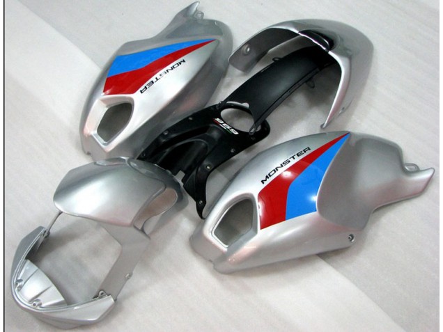 2008-2012 Silver Monster Ducati Monster 696 Replacement Fairings