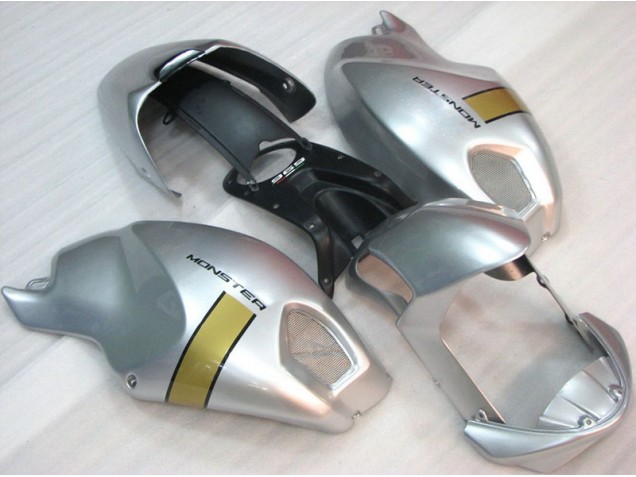 2008-2012 Black Silver Monster Ducati Monster 696 Motorcycle Fairings Kit