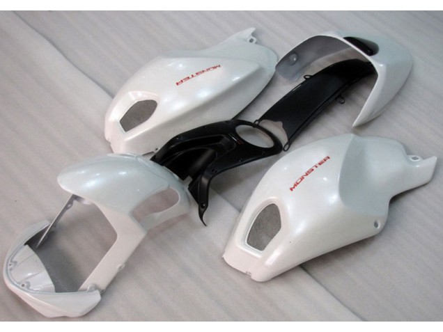 2008-2012 White Red Monster Ducati Monster 696 Motorbike Fairings