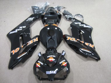 2004-2005 Black Orange Repsol Honda CBR1000RR Bike Fairing Kit