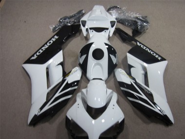 2004-2005 Black White Honda CBR1000RR Motorbike Fairing Kits