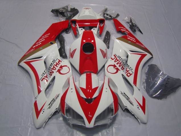 2004-2005 White Red PRAMAC Honda CBR1000RR Motorcycle Bodywork