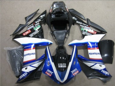 2004-2005 Black White Blue Sterilgarda Volvo Honda CBR1000RR Motorcycle Fairings Kit