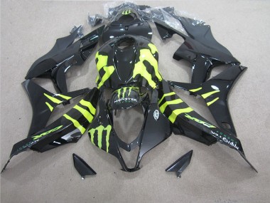 2004-2005 Black Green Monster Honda CBR1000RR Bike Fairings