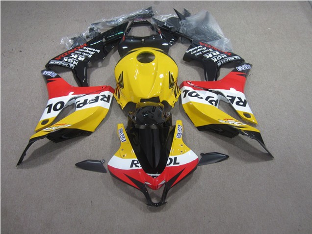 2004-2005 Yellow Repsol Honda CBR1000RR Bike Fairing Kit