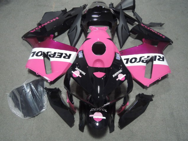 2004-2005 Black Pink Repsol Honda CBR1000RR Motorcycle Bodywork