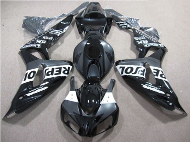 2006-2007 Black Repsol Honda CBR1000RR Motorcycle Fairing Kits