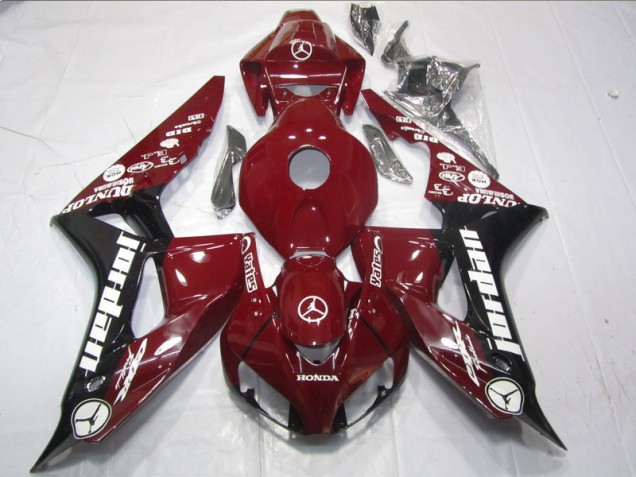 2006-2007 Red Yates Honda CBR1000RR Moto Fairings