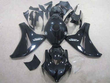 2008-2011 Black Honda CBR1000RR Motorcycle Fairings Kits