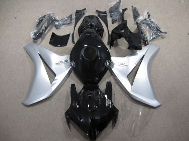 2008-2011 Black Silver Fireblade Honda CBR1000RR Motorbike Fairing Kits