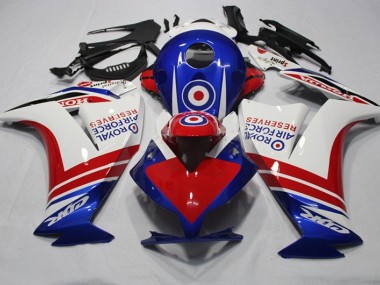 2012-2016 Blue Red Royal Air Force Reserves Honda CBR1000RR Motorcylce Fairings