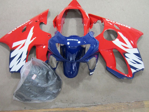 1999-2000 Blue Red Honda CBR600 F4 Motorcycle Fairings Kits